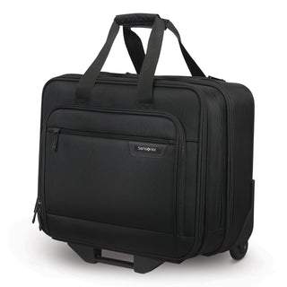 Samsonite® Rolling Business Case, Fits Devices Up to 15.6", Polyester, 16.54 x 8 x 9.06, Black (SML1412781041)