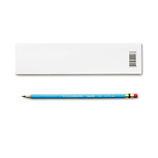 Prismacolor® Col-Erase Pencil with Eraser, 0.7 mm, 2B (#1), Non-Photo Blue Lead, Non-Photo Blue Barrel, Dozen (SAN20028)