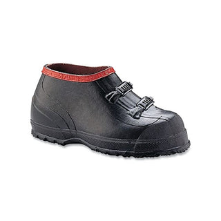 Servus 5 in 2-Buckle Supersize Overshoes, Size 12, 5 in H, Rubber, Black (617-T469-120)