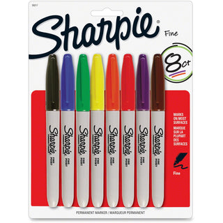 Sharpie® Permanent Marker Set with Fine Point, Assorted (SAN30217)
