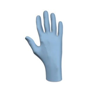 Showa 7500 Series Nitrile Disposable Gloves, Powder Free, 4 mil, X-Small, Blue (845-7500PFXS)