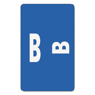 Smead™ AlphaZ Color-Coded Second Letter Alphabetical Labels, B, 1 x 1.63, Dark Blue, 10/Sheet, 10 Sheets/Pack (SMD67172)