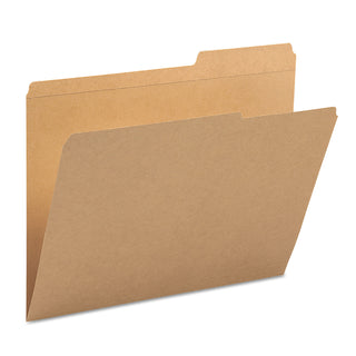 Smead™ Guide Height Reinforced Heavyweight Kraft File Folders, 2/5-Cut Tabs, Right of Center, Letter Size, Kraft, 100/Box (SMD10786)
