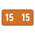 Smead™ Yearly End Tab File Folder Labels, 15, 0.5 x 1, Brown, 25/Sheet, 10 Sheets/Pack (SMD67915)