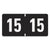 Smead™ Yearly End Tab File Folder Labels, 15, 0.75 x 1.5, Black, 500/Roll (SMD68315)