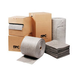 Spc MRO Plus™ Absorbent, Absorbs 26 gal, 15 in W x 19 in L, Heavy Weight, Perforated, 3-Ply, Pad (655-MRO100)