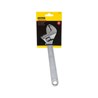 Stanley Bostitch® Adjustable Wrench, 10 in Long, 1-1/4 in Opening, Chrome (680-87-471)