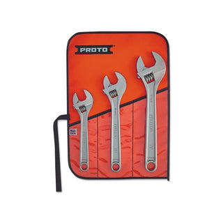 Stanley Bostitch® Adjustable Wrench Set, 8 in, 10 in, 12 in (577-795A)