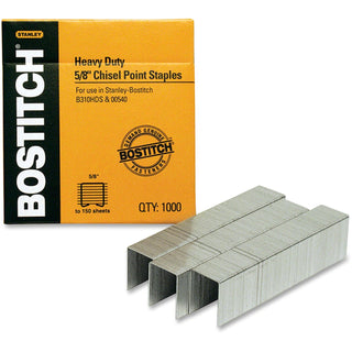 Stanley Bostitch® Heavy Duty Staples, Use In B310HDS, 00540, 1/2&quot;W, 5/8&quot;L (BOSSB35581M)