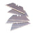 Stanley Bostitch® 1992® Heavy Duty Utility Blades, 2-7/16 in, Carbon Steel, 400 Pk (680-11-921B)