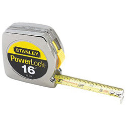 Stanley Bostitch® Powerlock® Tape Rules Wide Blade, 3/4 in x 16 ft (680-33-116)