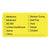 Tabbies® Insurance Labels for Medical Office, 3 1/4&quot;x1 3/4&quot;, Yellow (TAB02940)