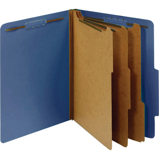 TOPS™ Classification Folders, 25pt, 3-Div, Letter, 3-1/2 Exp, 10/Box, DBE (GLW24096)