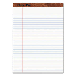 TOPS™ The Legal Pad Ruled Perforated Pads, Wide/Legal Rule, 50 White 8.5 x 11.75 Sheets (TOP75330)