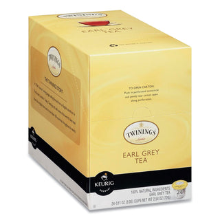 TWININGS® Tea K-Cups, Earl Grey, 0.11 oz K-Cups, 24/Box (TWG2105747)