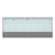 U Brands 3N1 Magnetic Glass Dry Erase Combo Board, 35 x 14.25, Week View, White Surface and Frame (UBR3199U0001)