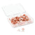 U Brands Fashion Metal Thumbtacks, Metal, Marble/Rose Gold, 3/8", 100/Pack (UBR3090U0624)
