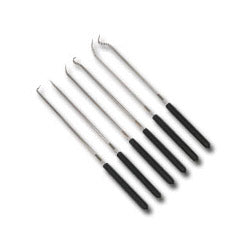 Ullman Devices Corporation 6-Piece Hook and Pick Sets, Combo;Hook;Straight;90°;Complex;Double Angle (ULLCHP6-L)