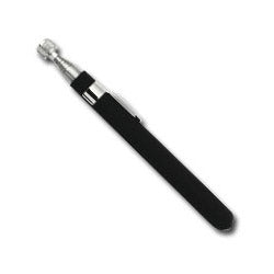 Ullman Devices Corporation Telescoping Magnetic Pick-Up Tool, 2.5 lb Load Capacity, 1/2 in dia, 6-5/8 in L to 33-1/4 in L, Pocket Clip (ULLHT-1)