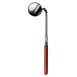 Ullman Devices Corporation Telescoping Inspection Mirror, Round, 3-1/4 in dia, 11 in L to 15 in L (758-S-2)