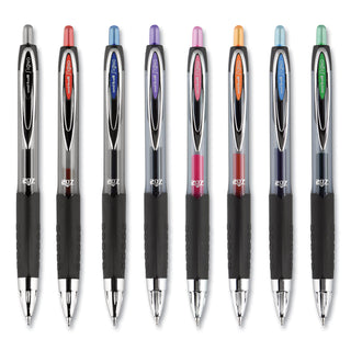uniball® Signo 207 Gel Pen, Retractable, Medium 0.7 mm, Blue Ink, Translucent Blue Barrel, 4/Pack (UBC45532PP)