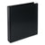 Universal® Deluxe Round Ring View Binder, 3 Rings, 1.5" Capacity, 11 x 8.5, Black (UNV20721)