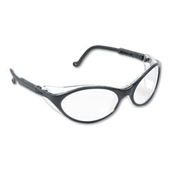 Uvex Bandit Eyewear, Amber Lens, Polycarbonate, Anti-Scratch, HC, Black Frame (UVXS1601)