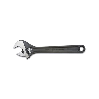 Vuzix Corporation Black Oxide Adjustable Tapered Handle Wrench, Polished Face, 12 in Overall L, 1.5 in Opening, SAE/Metric (181-AT212BK)