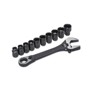 Vuzix Corporation X6 Pass-Thru Adjustable Wrench Set w/Tray, 11 pc, 8 in (181-CPTAW8)