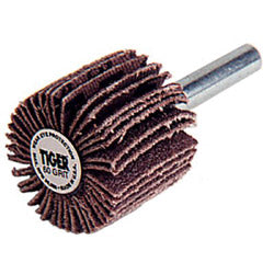 Weiler Tiger® Mounted Flap Wheel, 2 in x 1 in, 80 Grit, 25000 rpm (804-52016)