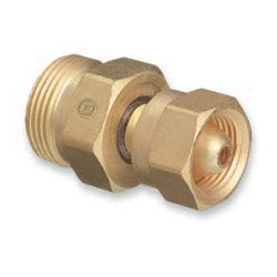 Western Enterprises Brass Cylinder Adaptor, CGA-200 MC Acetylene x CGA-520 B Tank (312-314)