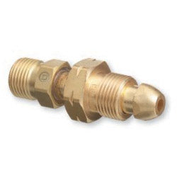 Western Enterprises Brass Cylinder Adaptors, CGA-510 POL Acetylene To CGA-300 Commercial Acetylene (312-15)