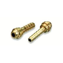Western Enterprises Barbed Hose Nipple, 200 psig, Brass, B-Size (312-17)