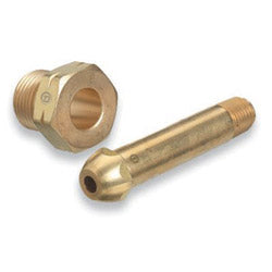 Western Enterprises Regulator Inlet Nuts, Acetylene (POL), Brass, CGA-510 (312-15-2)