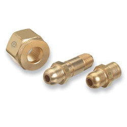 Western Enterprises Regulator Inlet Nuts, Oxygen, Brass, CGA-540 (312-62)