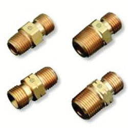 Western Enterprises Regulator Outlet Bushing, 200 psi, Brass, A-Size, 1/4 in (NPT) RH, Male, Oxygen (312-134)