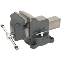 Wilton Shop Bench Vise, 6 in Jaw Width, 3-1/2 in Throat Depth, Swivel Base (825-63302)