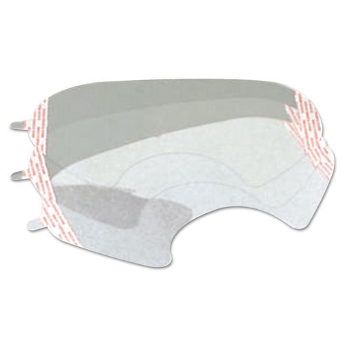 3M 6000 Series Full-Facepiece Respirator-Mask Faceshield Cover, Clear -  6885