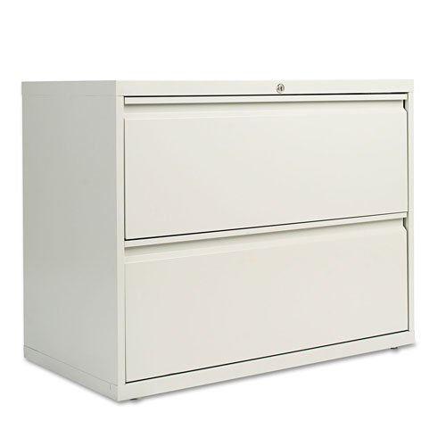 Alera Lateral File, 2 Legal/Letter-Size File Drawers, Light Gray, 36 -  HLF3629LG