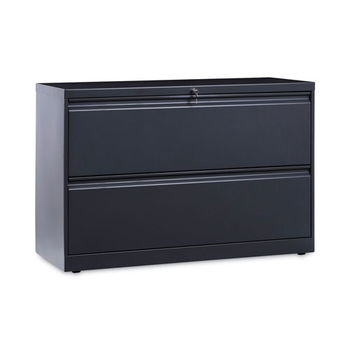 Alera Lateral File, 2 Legal/Letter-Size File Drawers, Charcoal, 42"" x -  HLF4229CC