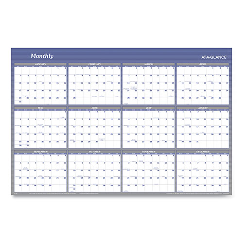 At-A-Glance Vertical/Horizontal Erasable Quarterly/Monthly Wall -  A1152