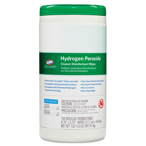 Clorox Hydrogen Peroxide Cleaner Disinfectant Wipes, 5.75 X -  30825