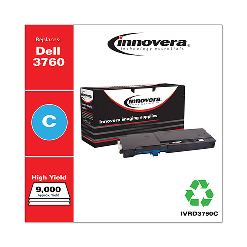 Innovera Remanufactured Cyan Toner Cartridge, Replacement for Dell -  D3760C