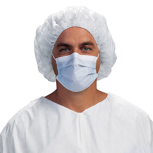 Kimtech™ M5 Pleat Style Face Mask With Earloops, Regular, Blue, -  62692