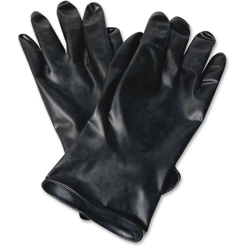 North Safety Products Butyl Chemical Protection Gloves, SZ-9, 13mil, -  B1319