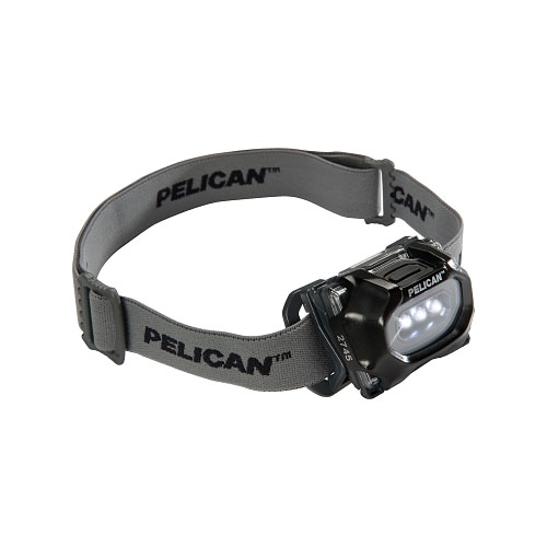 Pelican LED Headlights, 3 Batteries, AAA, 17/33 Lumens, Black -  0274500103110