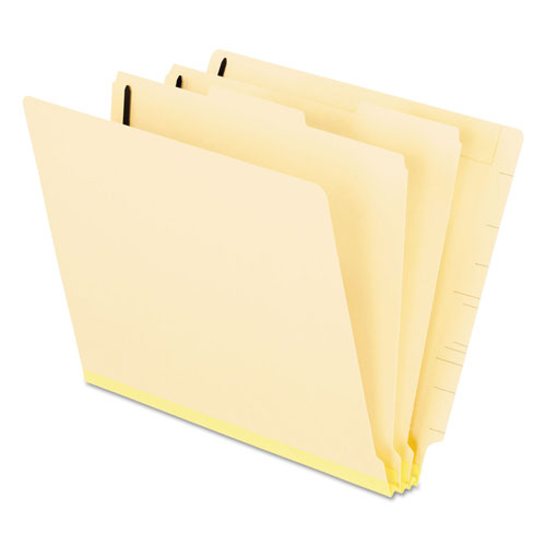 Pendaflex Manila End Tab Classification Folders, 2 Dividers, Letter -  13175