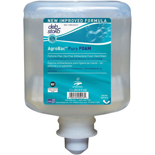 SC Johnson Hand Soap, Antibacterial, Foam, 1 Liter, 6/Ct, Clear -  AGB1L