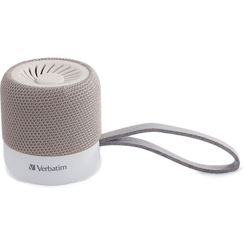 Verbatim Portable Bluetooth Speaker System - White - 100 Hz to 20 kHz -  70232