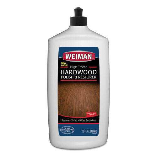 Weiman Products High Traffic Hardwood Polish and Restorer, 32 oz -  Weiman Products, LLC, 523